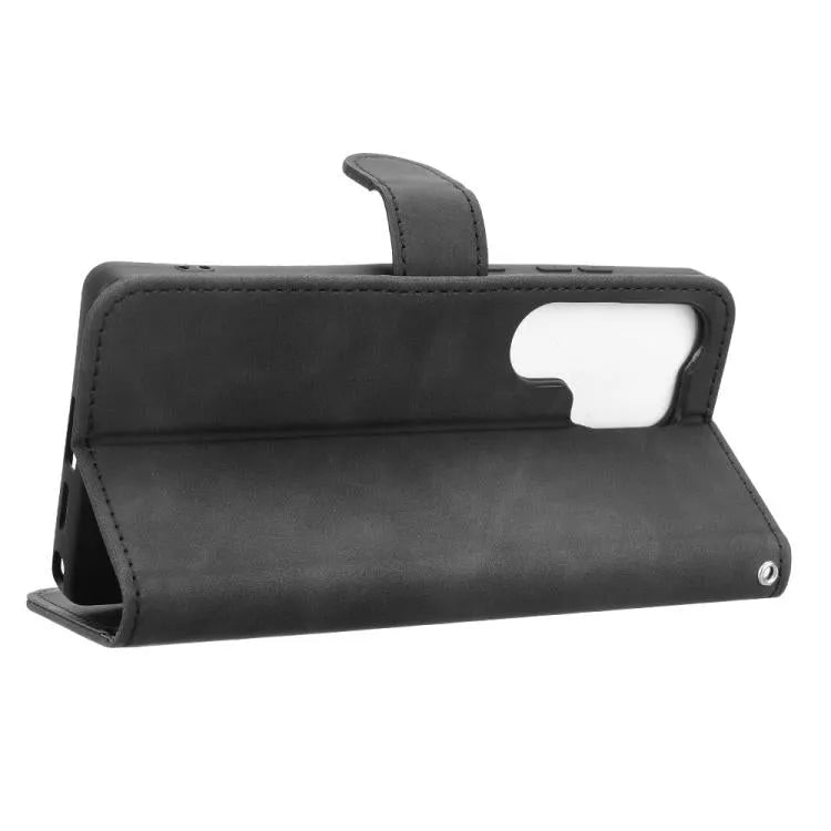 For Samsung Galaxy S25 Ultra Premium Wallet Case Black