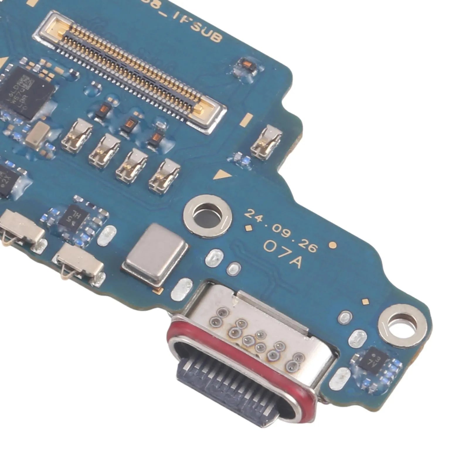 For Samsung Galaxy S25 Ultra SM-S938U Replacement Charging Port Board With Microphone & Card Reader