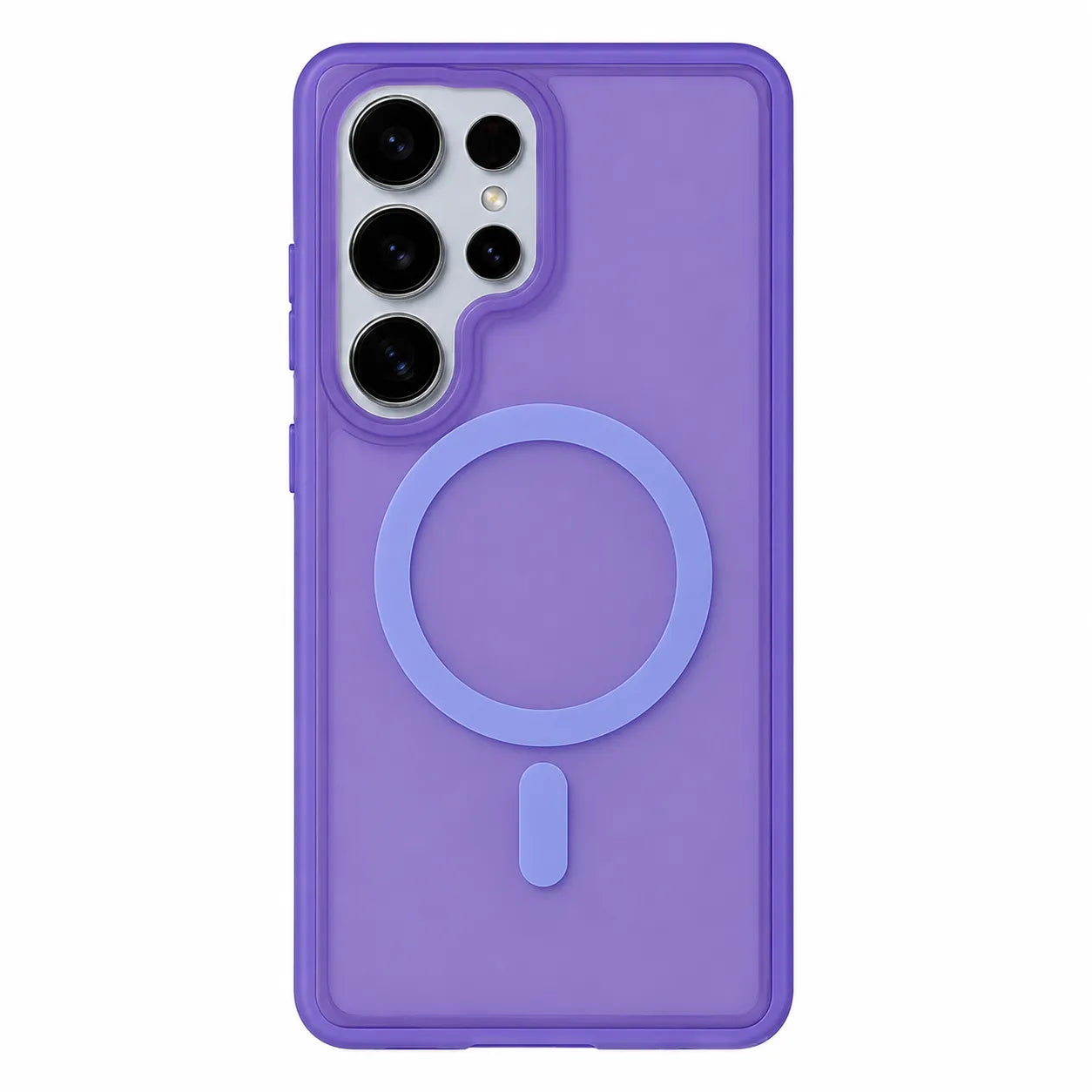 For Samsung Galaxy S25 Ultra Skin-Feel Magnetic MagSafe Case Purple