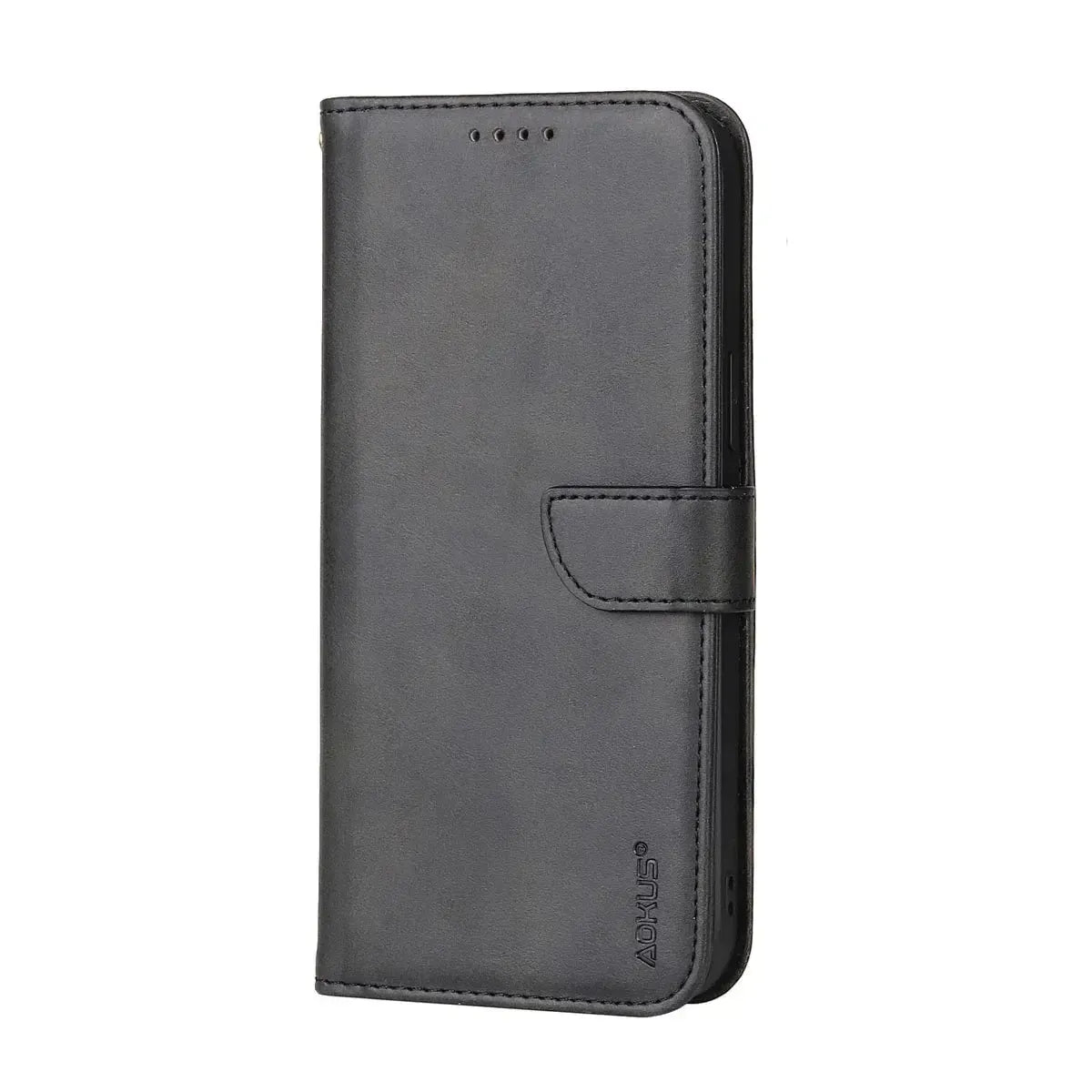 For Samsung Galaxy A27 5G Premium Wallet Case Black