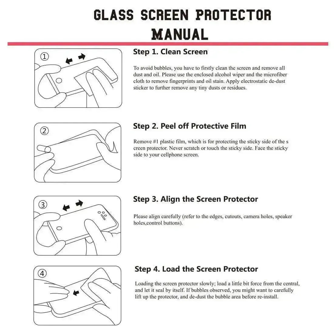 For Samsung Galaxy S26 Plus Tempered Glass / Full Coverage 9D Screen Protector