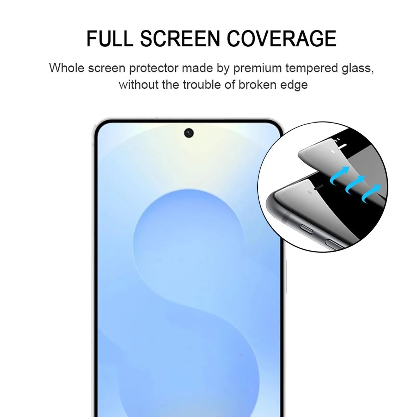 For Samsung Galaxy S26 Tempered Glass / Full Coverage 9D Screen Protector