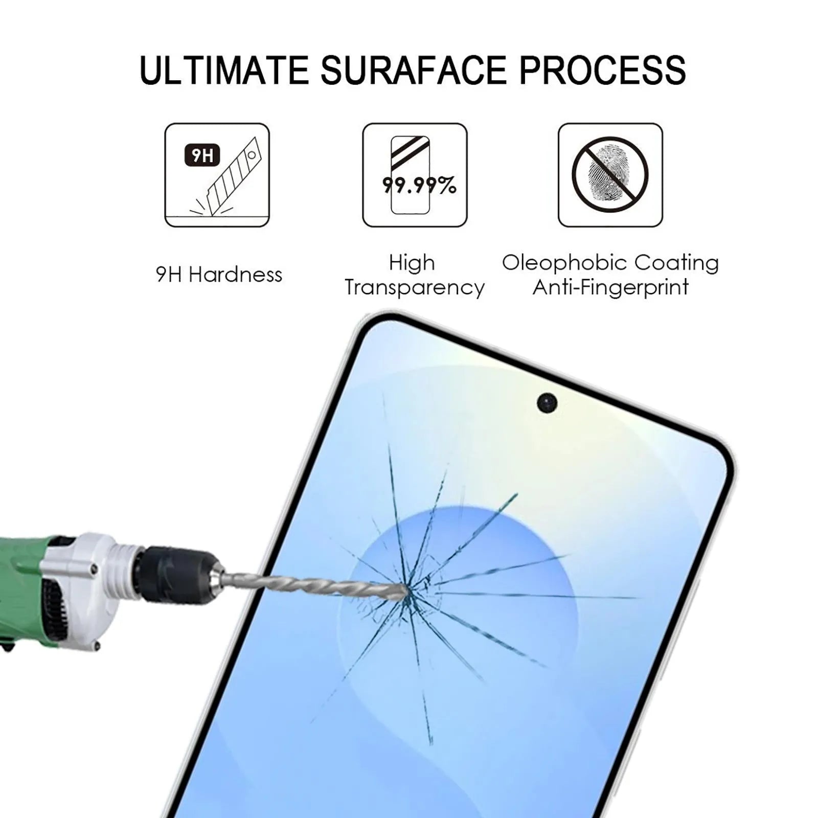 For Samsung Galaxy S26 Tempered Glass / Full Coverage 9D Screen Protector