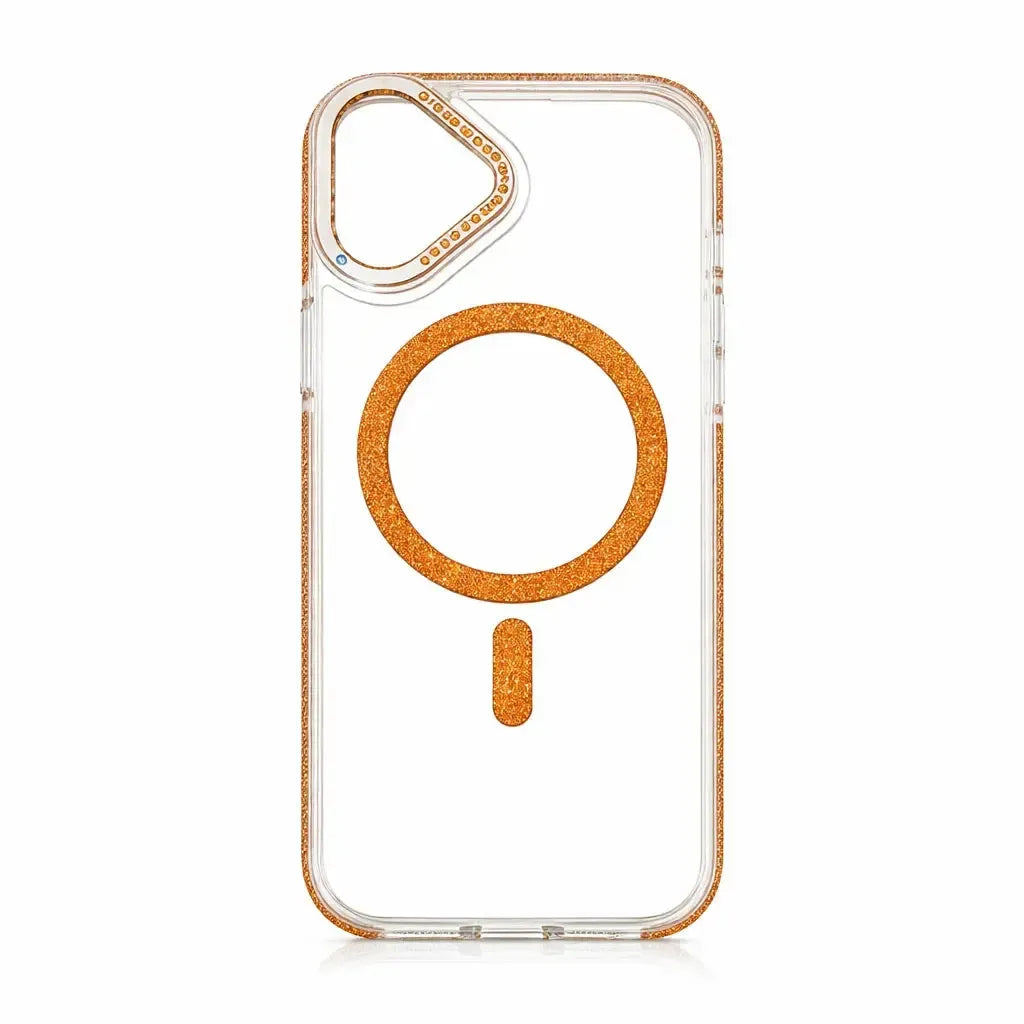 For Samsung Galaxy S26 Ultra Magsafe Diamond Case Orange