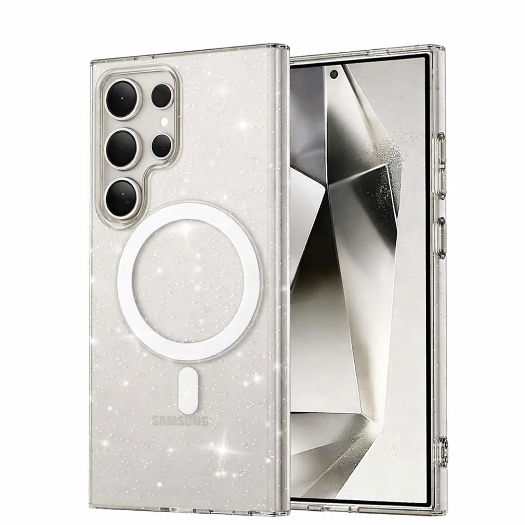 For Samsung Galaxy S26 Ultra Magsafe Terminator Axis Design Case Transparent