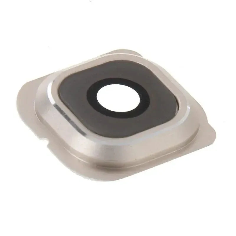 For Samsung Galaxy S6 Edge Camera Lens Glass With Frame - Gold