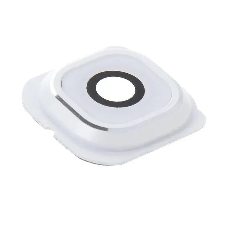For Samsung Galaxy S6 Edge Camera Lens Glass With Frame - White