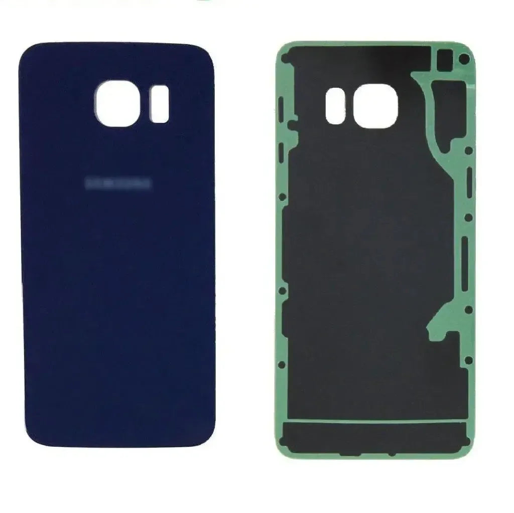 For Samsung Galaxy S6 Edge Plus Battery Cover Rear Glass Replacement With Adhesive Blue