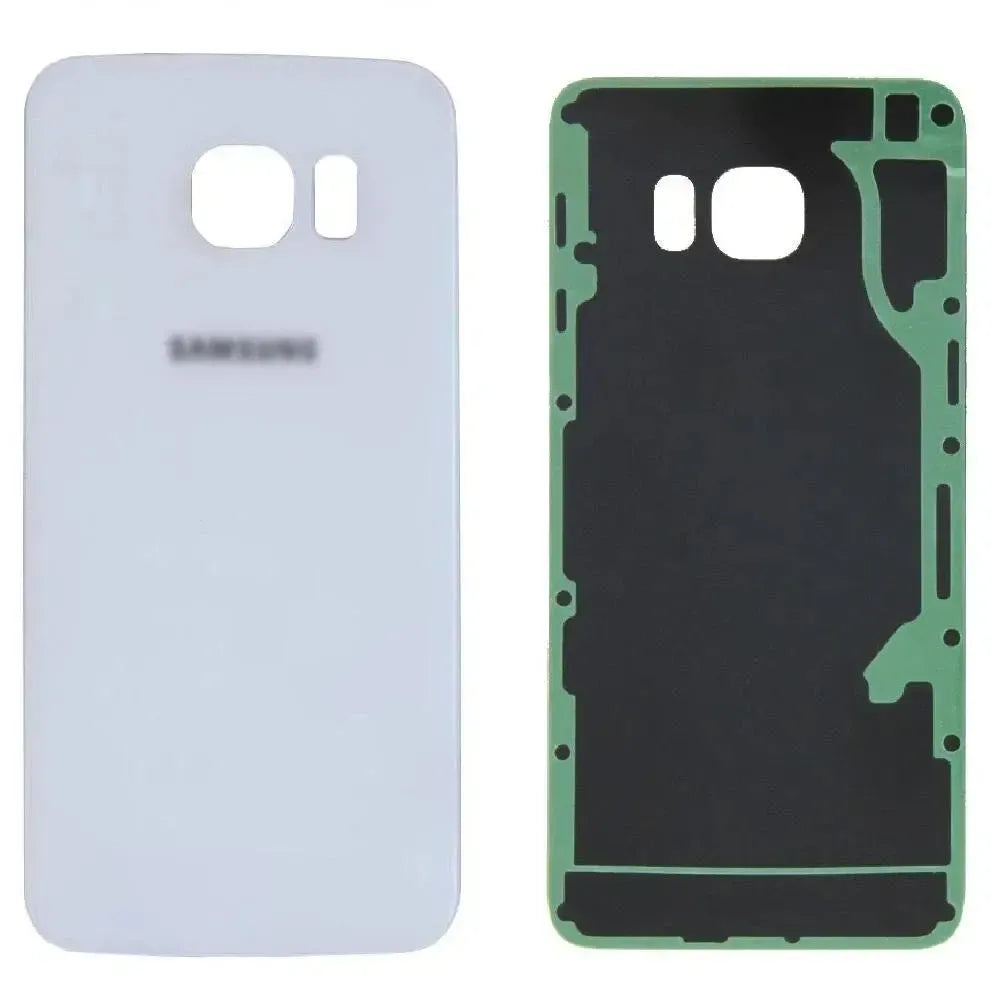 For Samsung Galaxy S6 Edge Plus Battery Cover Rear Glass Replacement With Adhesive White