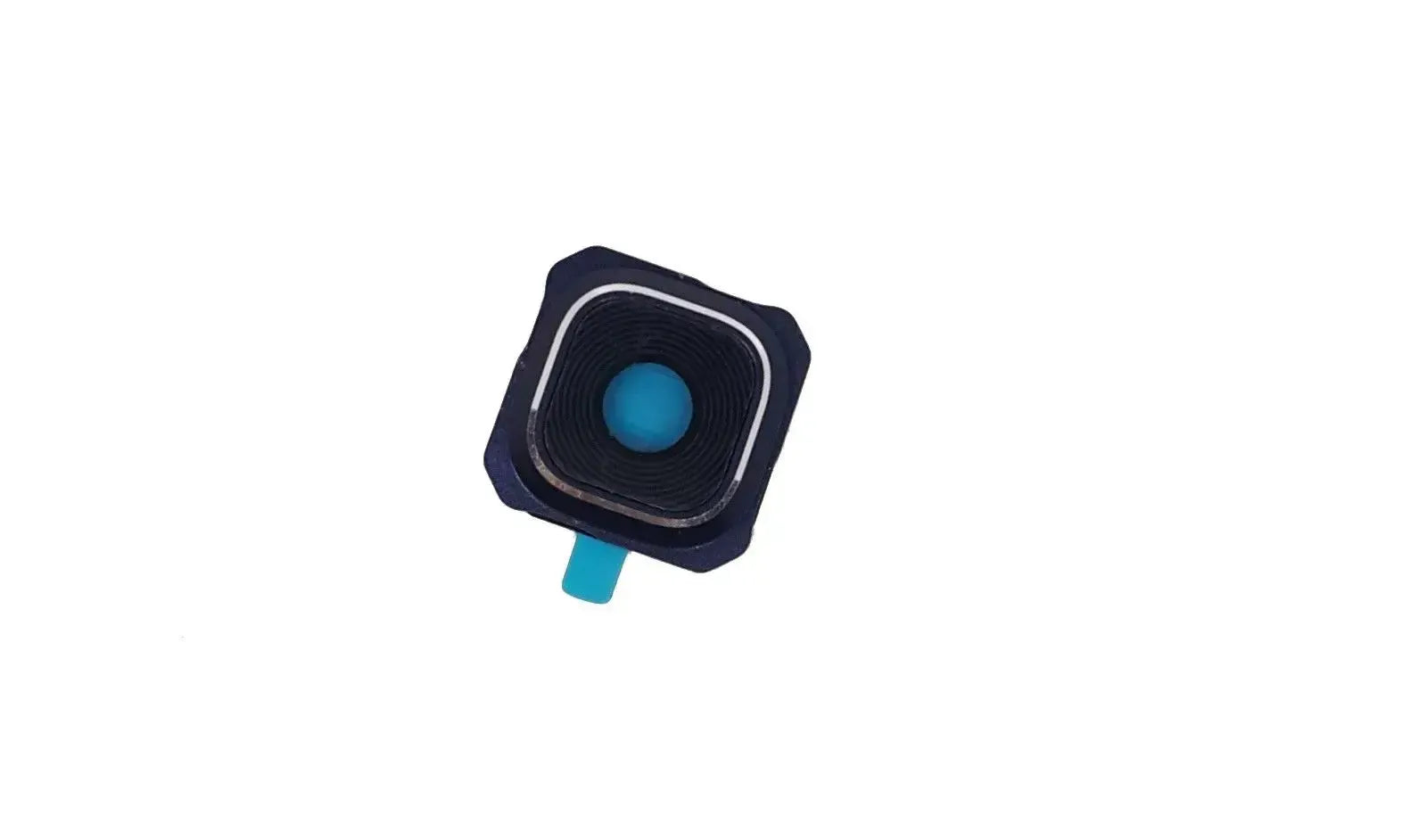 For Samsung Galaxy S6 Edge Plus - Camera Lens Glass With Frame Blue