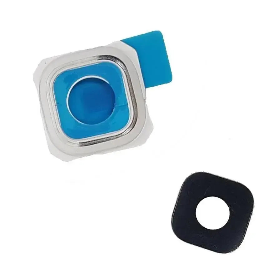 For Samsung Galaxy S6 Edge Plus - Camera Lens Glass With Frame White