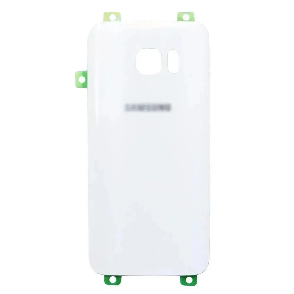 For Samsung Galaxy S7 Edge Battery Cover Rear Glass Replacement With Adhesive White