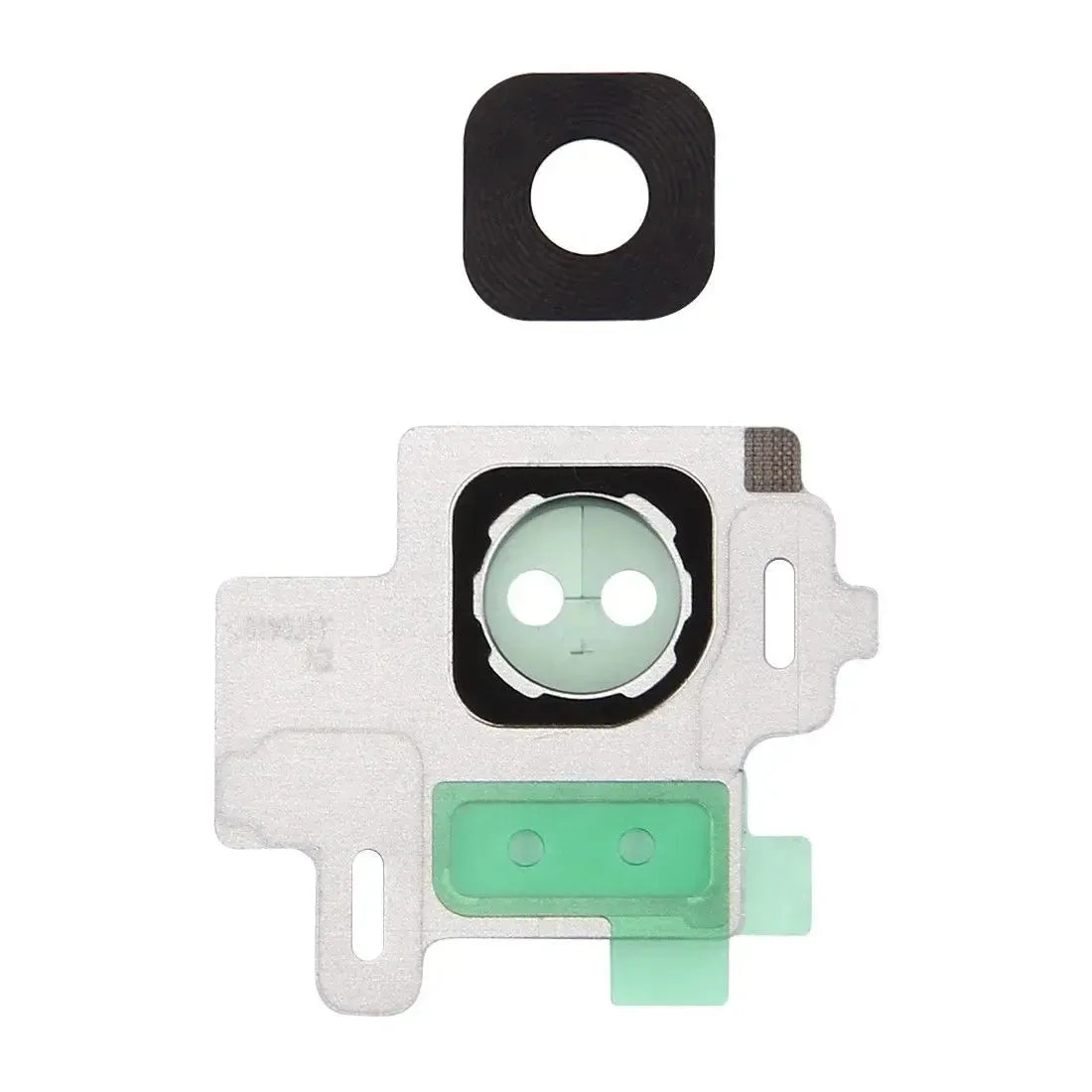 For Samsung Galaxy S8 Camera Lens Glass With Frame - Silver