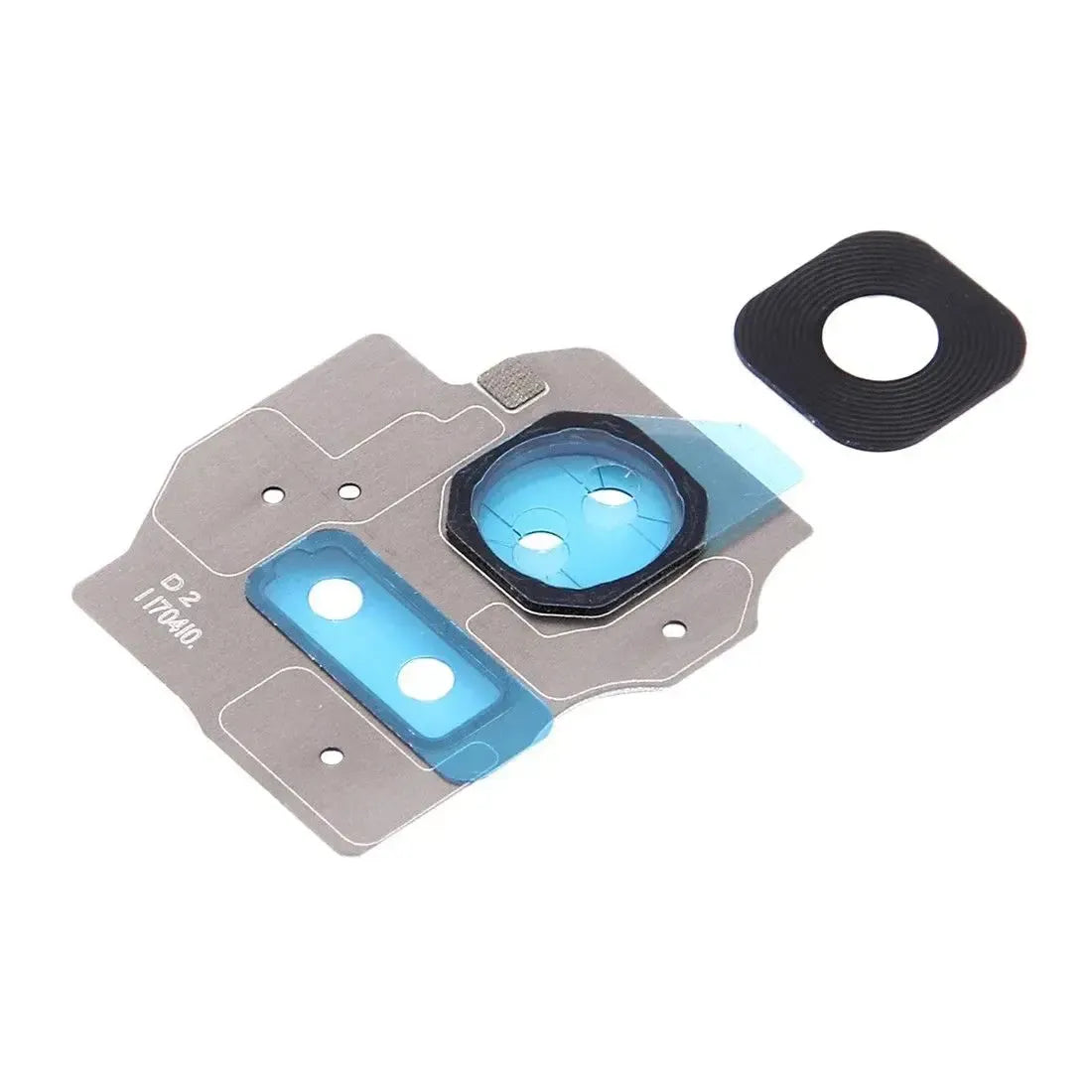 For Samsung Galaxy S8 Plus - Camera Lens Glass With Frame Gold