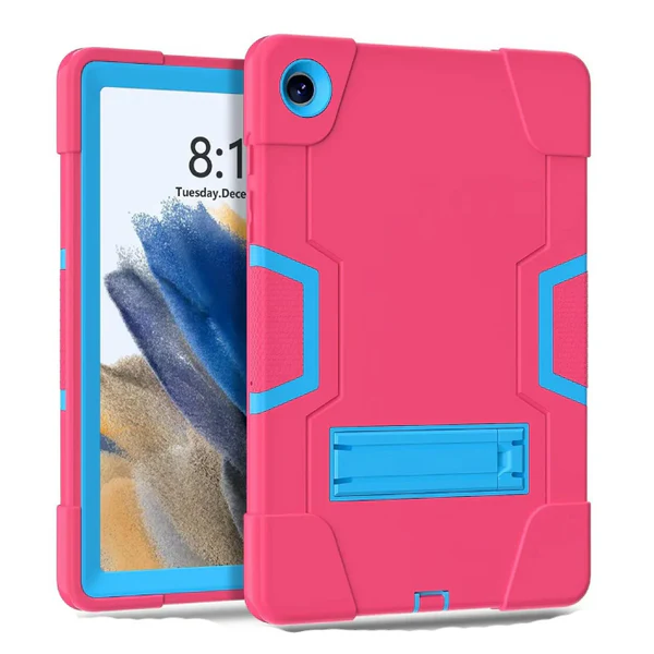For Samsung Galaxy Tab A11 Plus SM-X230 2025 Hard Case Survivor With Stand Rose