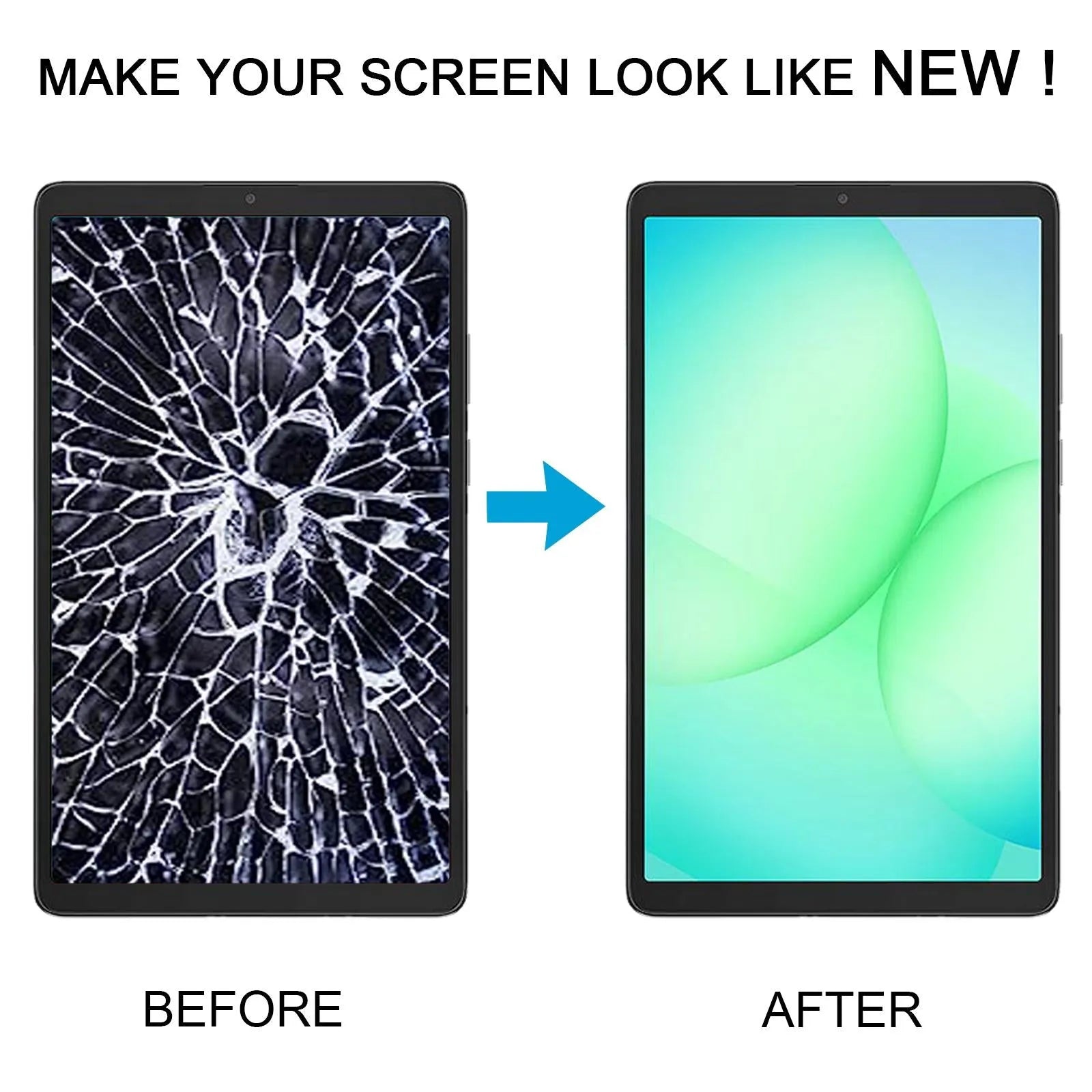 For Samsung Galaxy Tab A11 SM-X133 / X135 Replacement LCD Touch Screen Assembly - Black