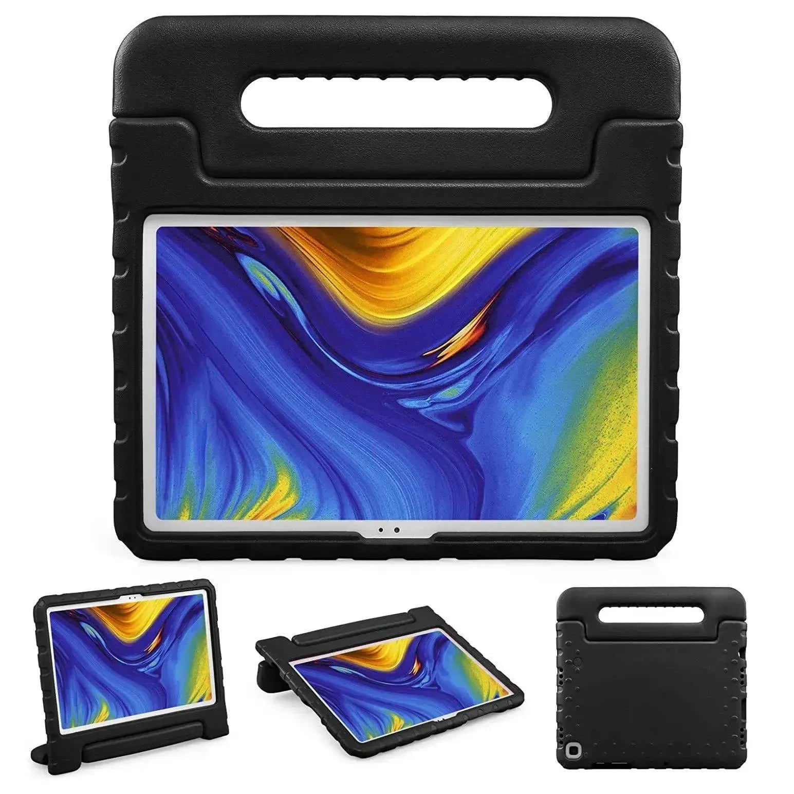 For Samsung Galaxy Tab A7 10.4 2020 Kids Case Shockproof Cover With Stand - Black