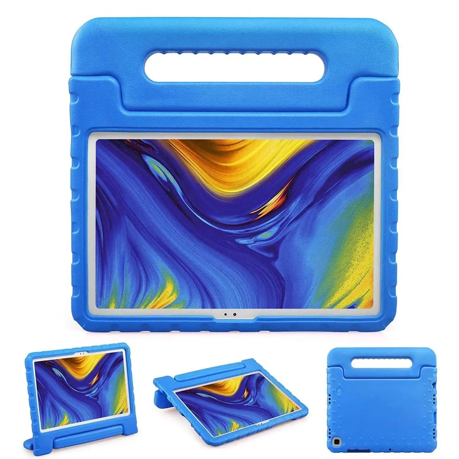 For Samsung Galaxy Tab A7 10.4 2020 Kids Case Shockproof Cover With Stand - Blue