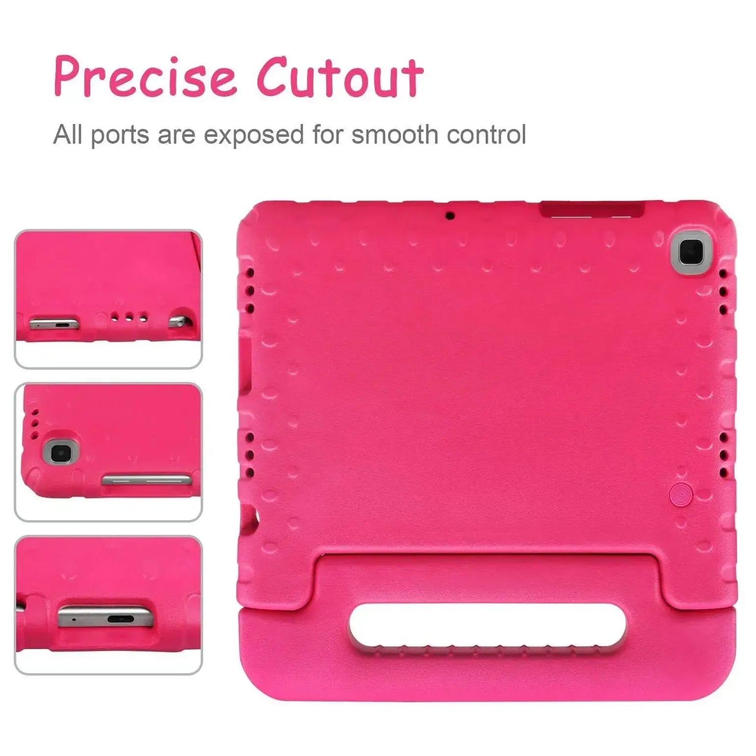 For Samsung Galaxy Tab A7 10.4 2020 Kids Case Shockproof Cover With Stand - Pink