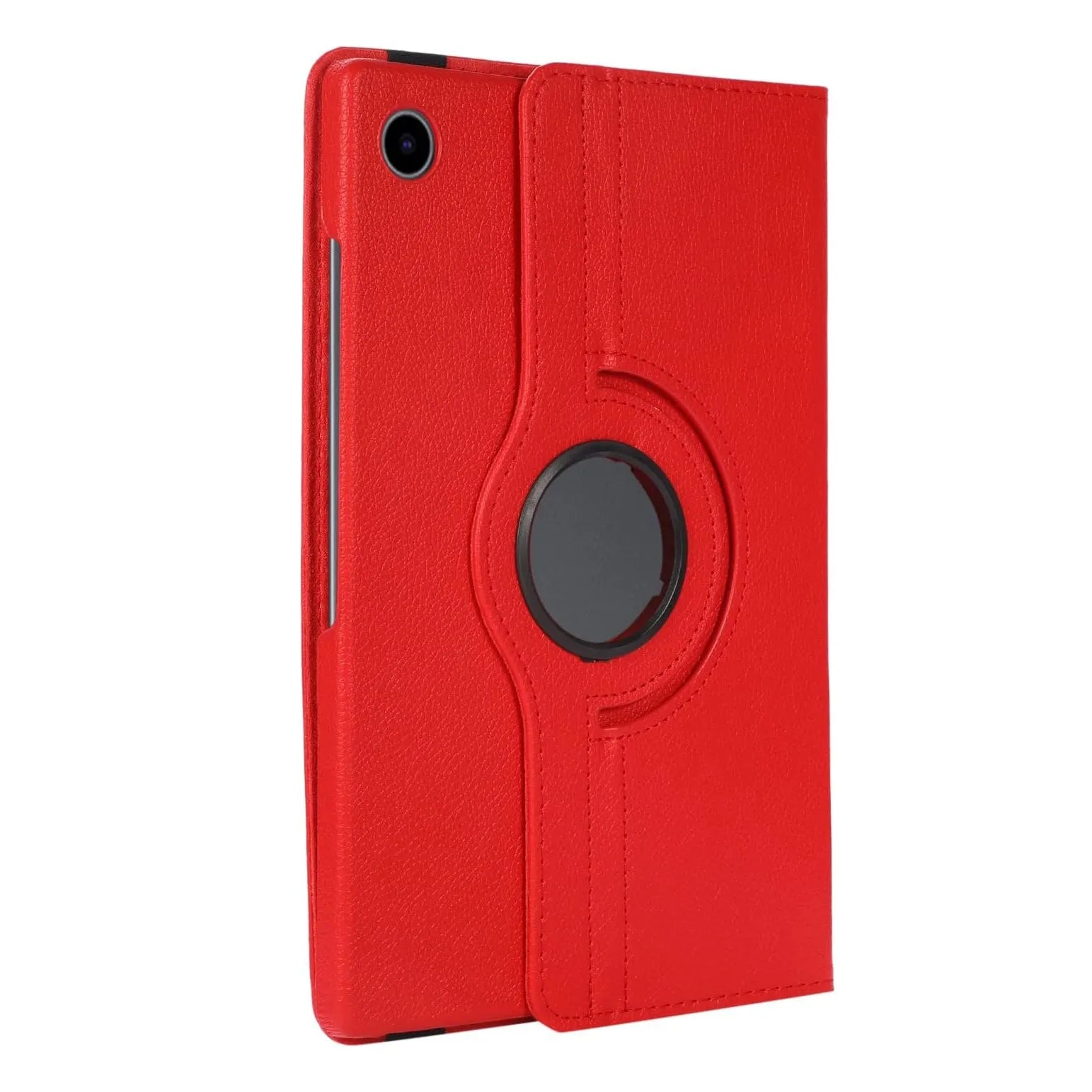 For Samsung Galaxy Tab A8 10.5 2021 Tablet Case 360° Rotating PU Leather Cover - Red