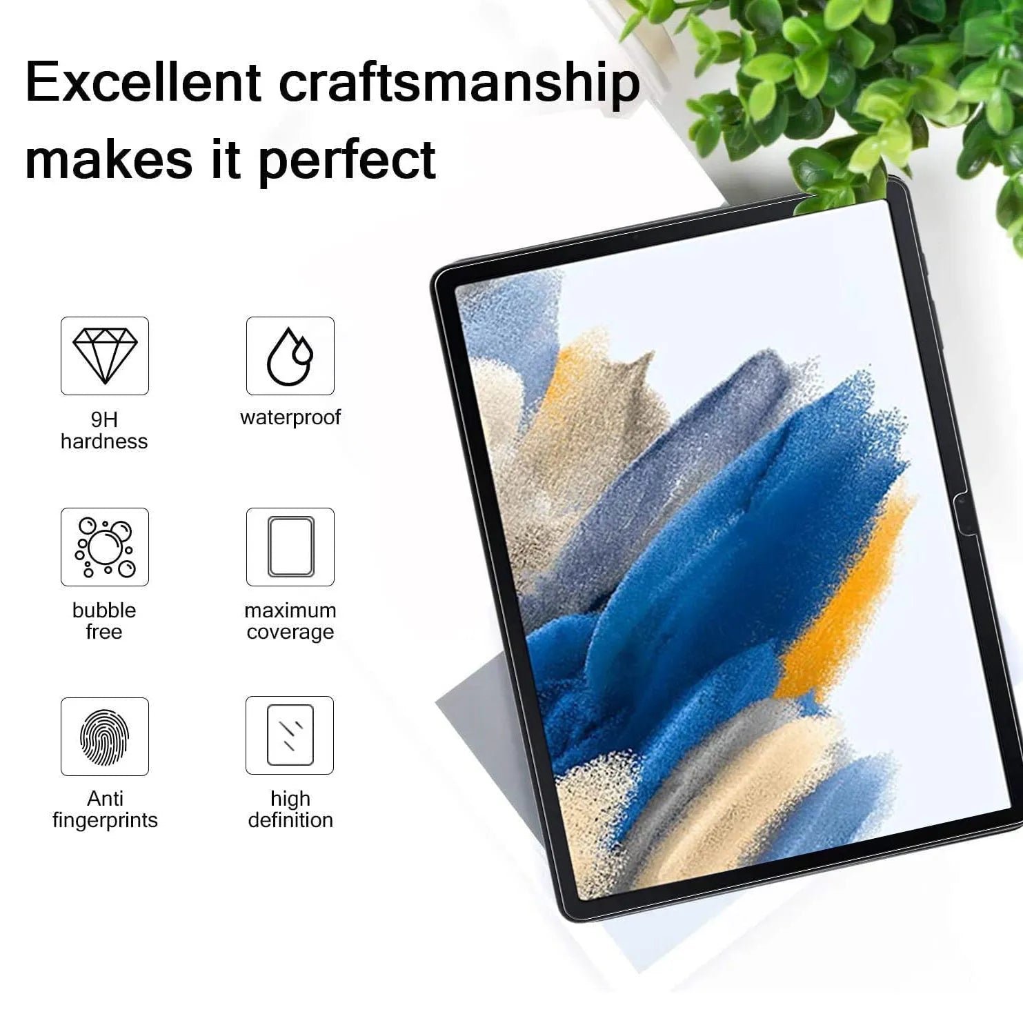 For Samsung Galaxy Tab A8 10.5" 2021 Tempered Glass Screen Protector