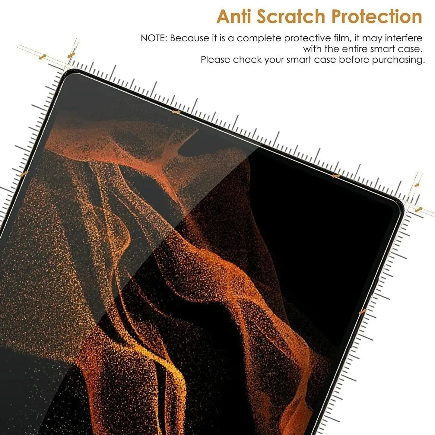 For Samsung Galaxy Tab S9 Ultra Tempered Glass Screen Protector