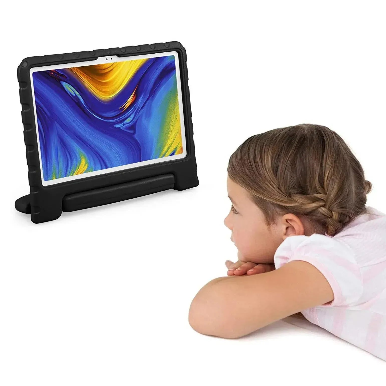 For Samsung Galaxy Tab S6 Lite 2024 Kids Case Shockproof Cover With Stand - Black