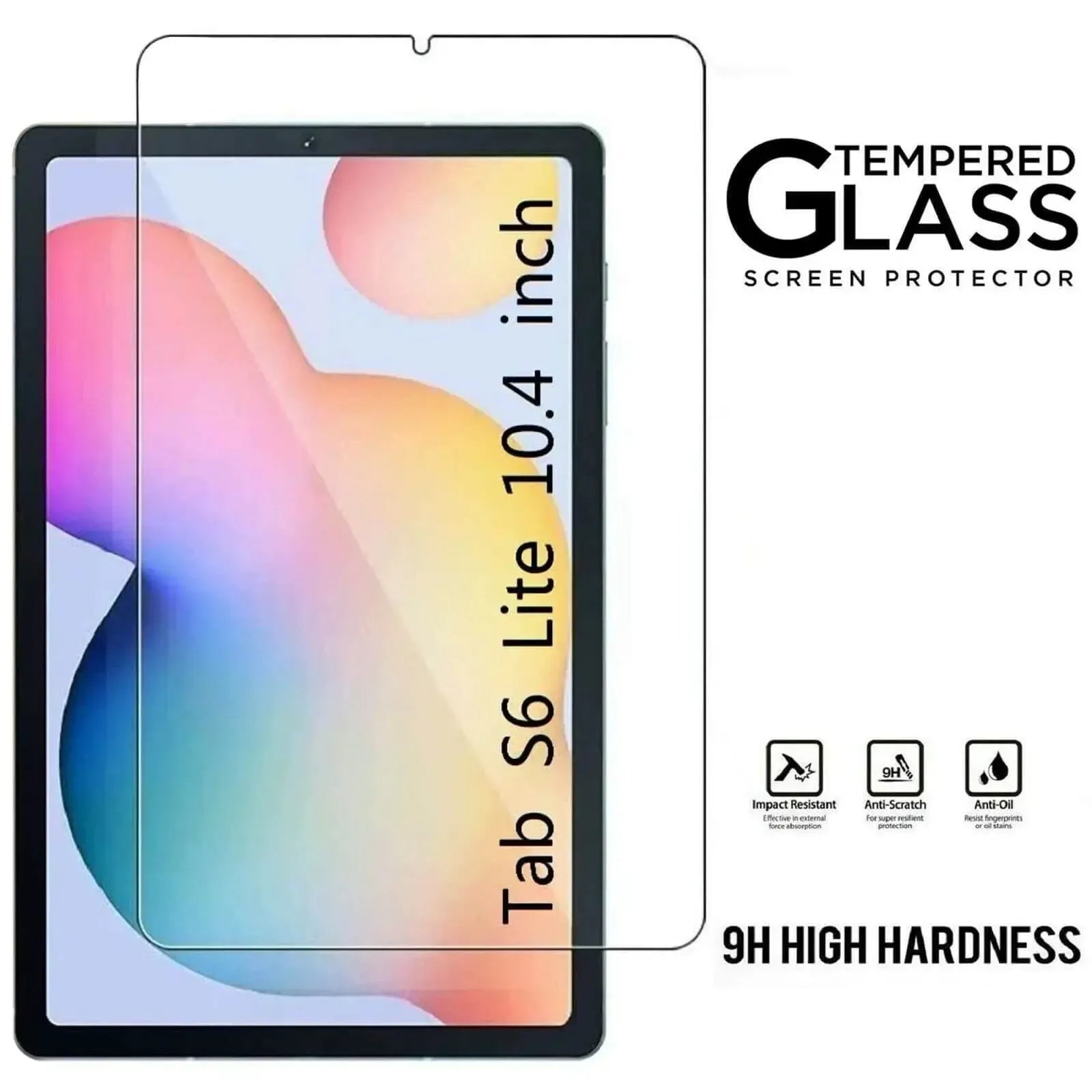 For Samsung Galaxy Tab S6 Lite Tempered Glass / Screen Protector
