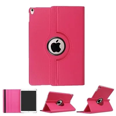 For Samsung Galaxy Tab S7 / S8 / S9 / S9 FE 360 Rotation Wallet Case Rose