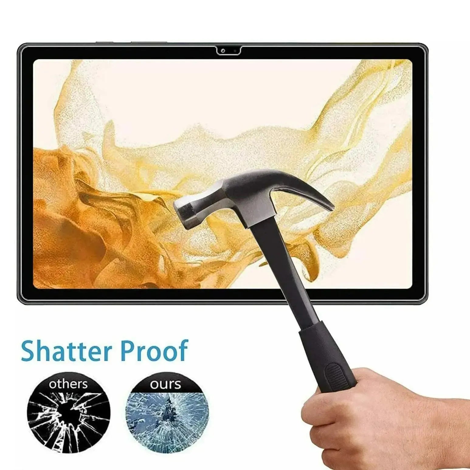 For Samsung Galaxy Tab S8 Plus Tempered Glass Screen Protector