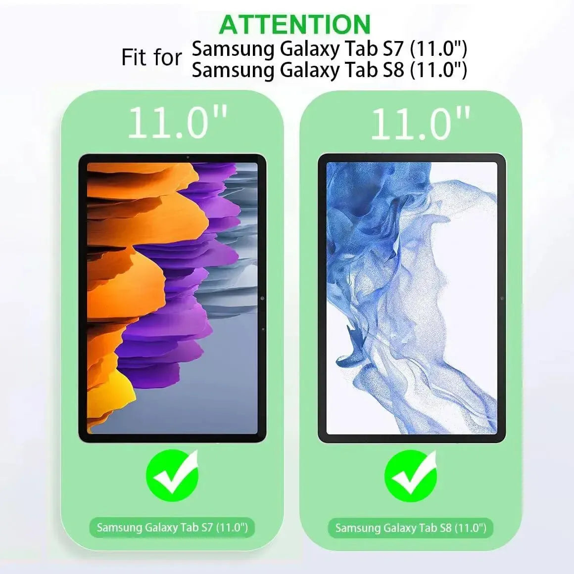 For Samsung Galaxy Tab S8 Tempered Glass Screen Protector