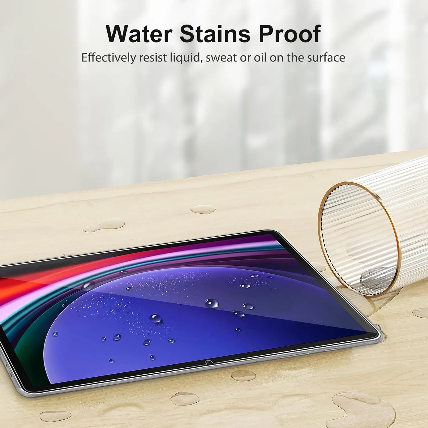 For Samsung Galaxy Tab S9 Plus Tempered Glass Screen Protector