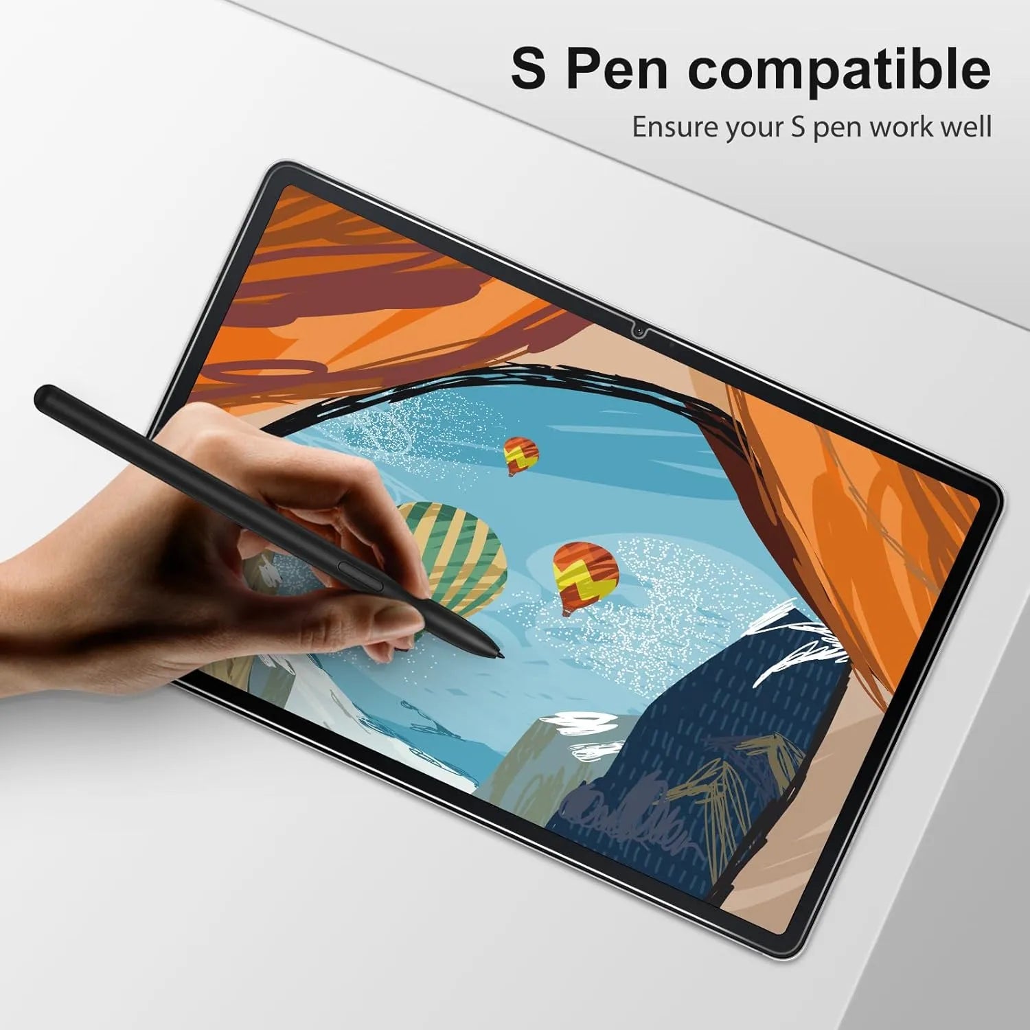For Samsung Galaxy Tab S9 Plus Tempered Glass Screen Protector