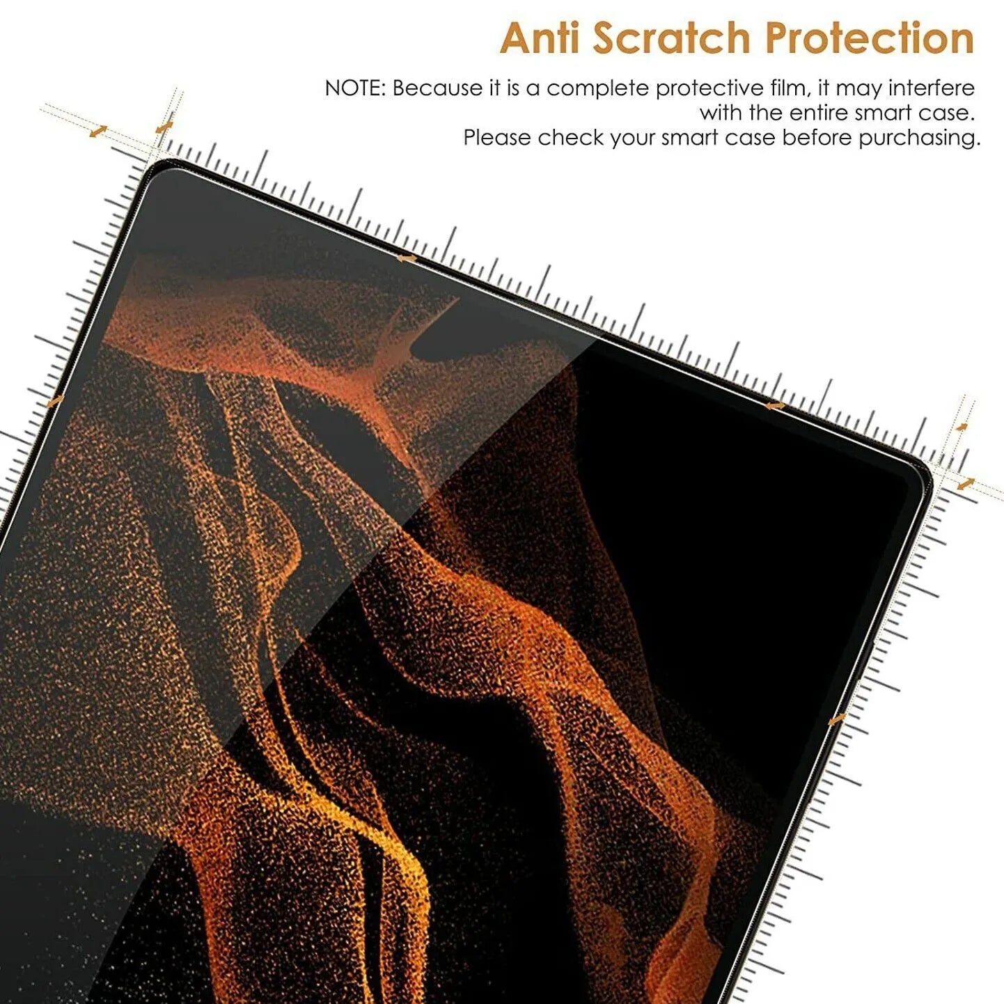 For Samsung Galaxy Tab S9 Ultra Tempered Glass Screen Protector