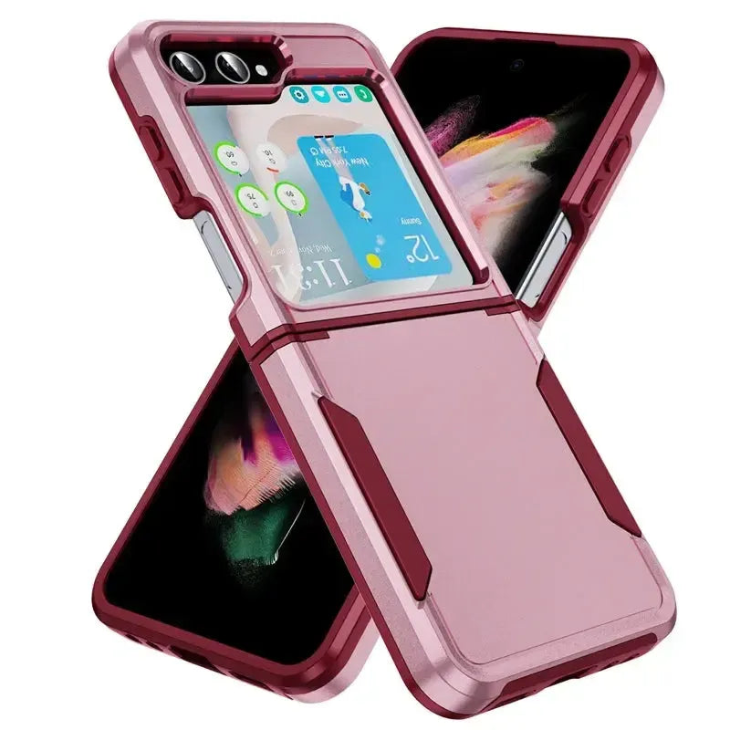 For Samsung Galaxy Z Flip 5 Symmetry Exploiter Case Pink