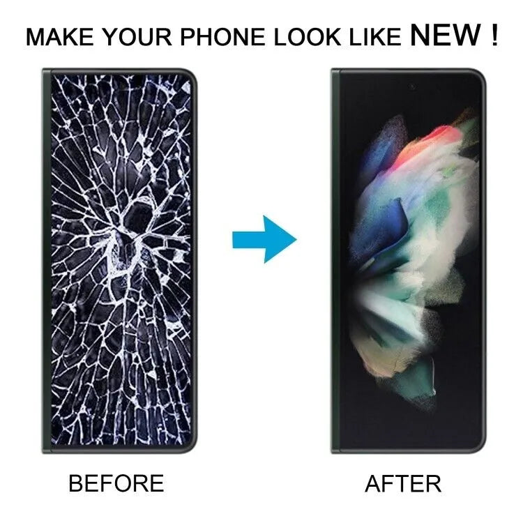 For Samsung Galaxy Z Fold 3 Replacement Outer LCD Screen Panel - Black