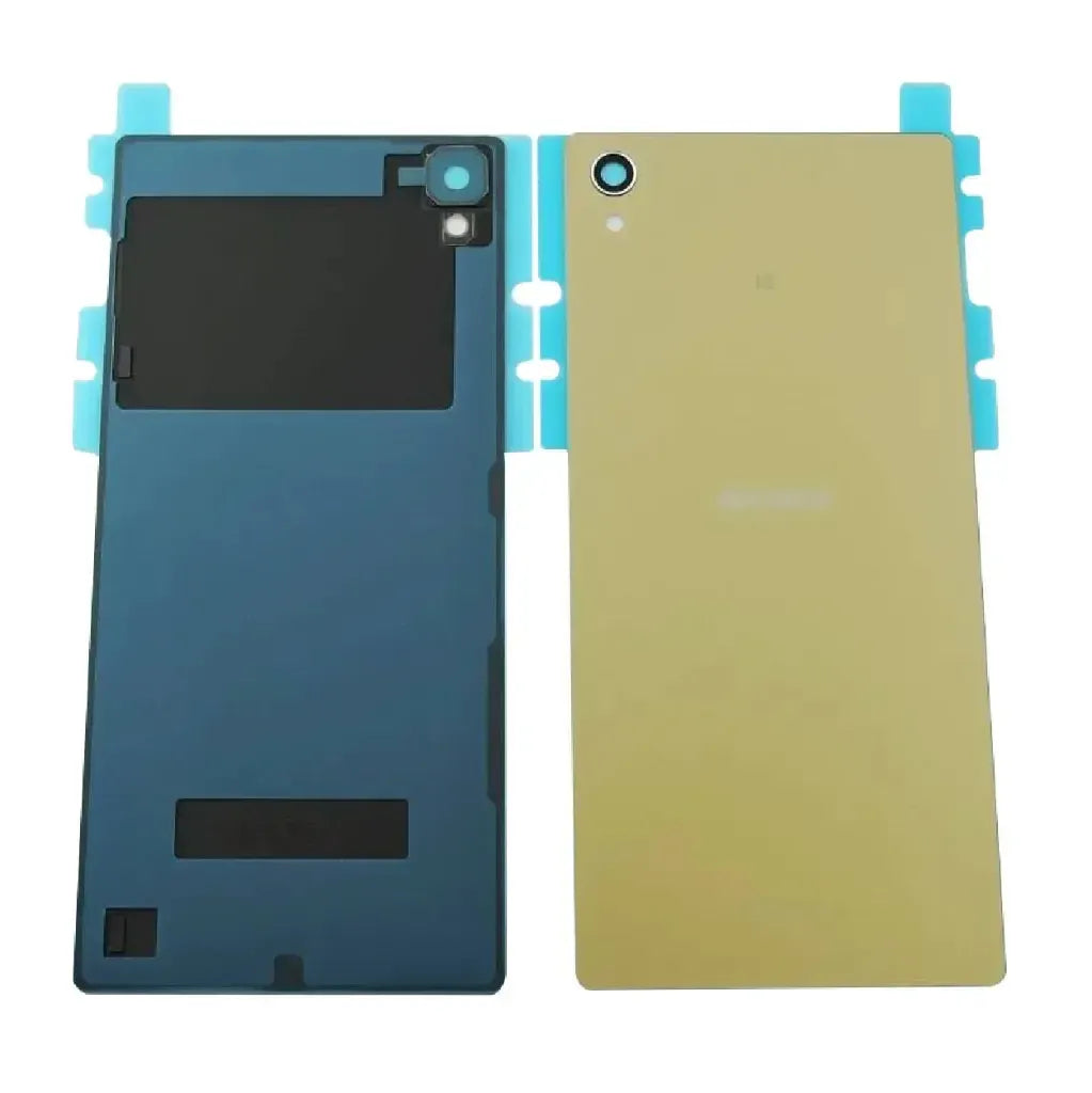 For Sony Xperia Z5 Battery Cover Rear Glass Replacement With Adhesive Gold