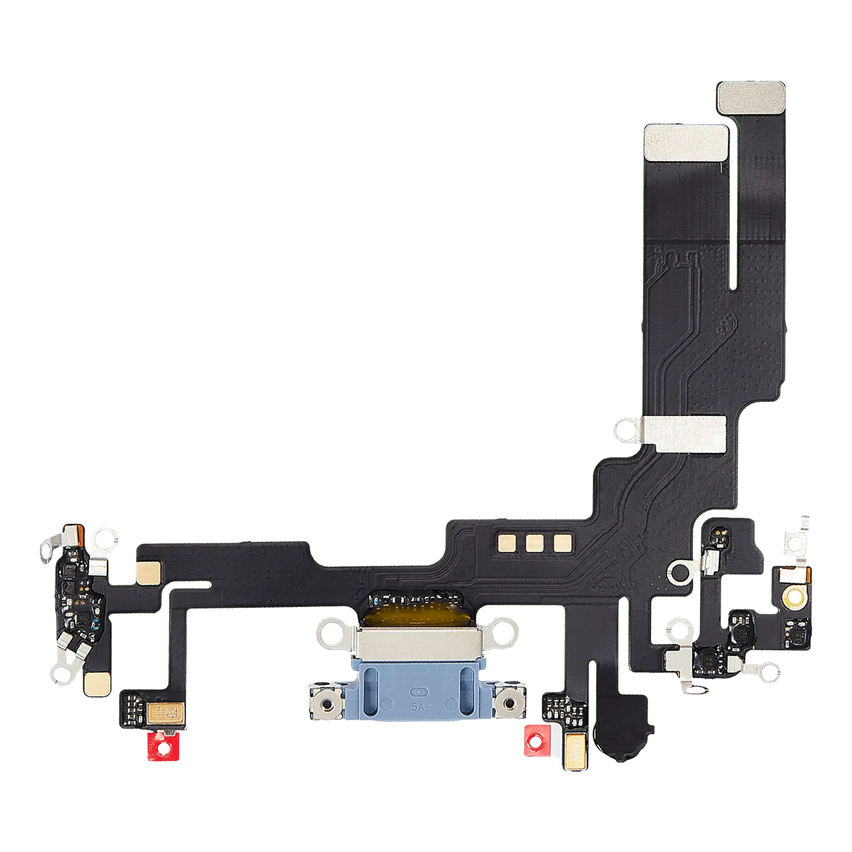 For iPhone 14 Charging Port Flex Cable Pulled - Blue