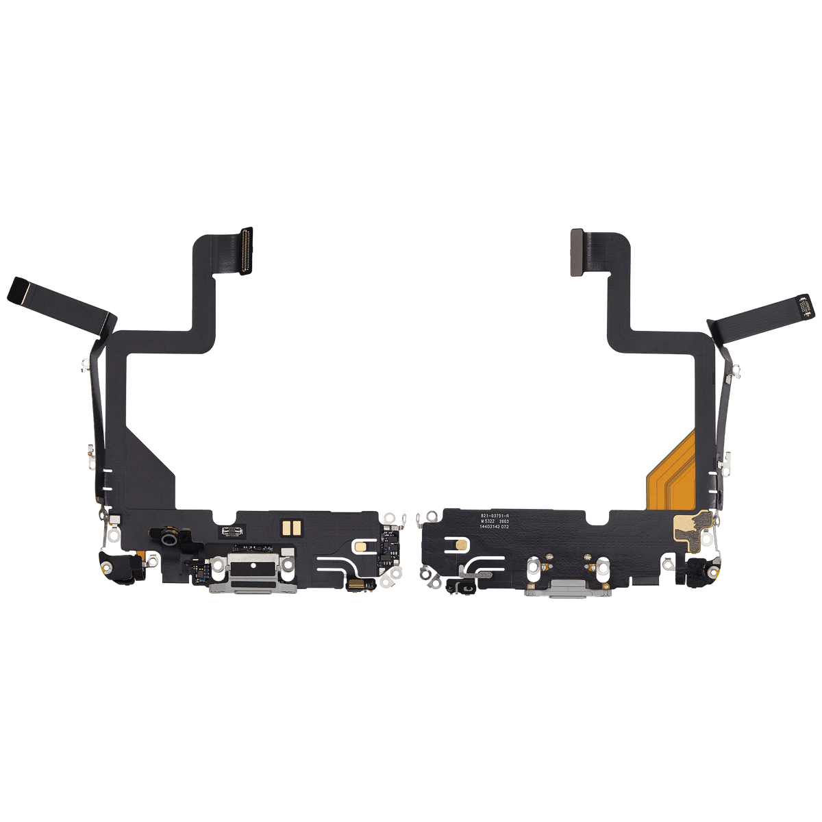 For iPhone 14 Pro Charging Port Flex Cable Pulled - Silver
