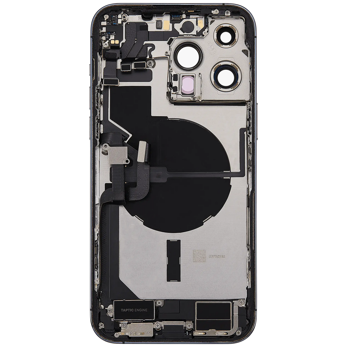 For iPhone 14 Pro Max Back Housing With Charging Port & Small Parts US Version Pulled - Grade A - Deep Purple