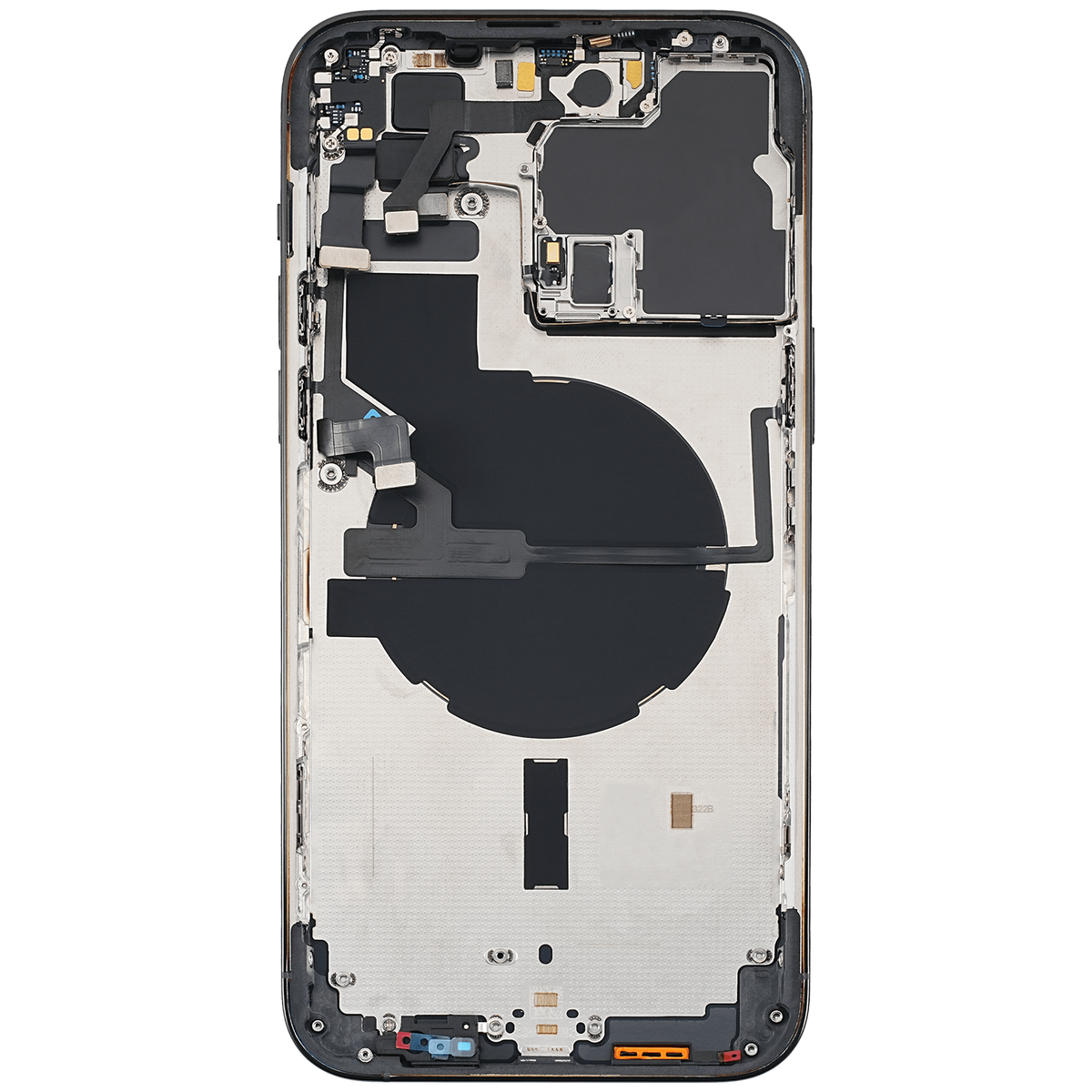 For iPhone 14 Pro Max Back Housing With Small Parts EU / Global Version Pulled - Grade A - Space Black