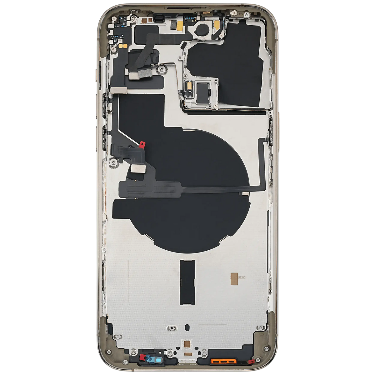 For iPhone 14 Pro Max Back Housing With Small Parts EU / Global Version Pulled - Grade B - Gold