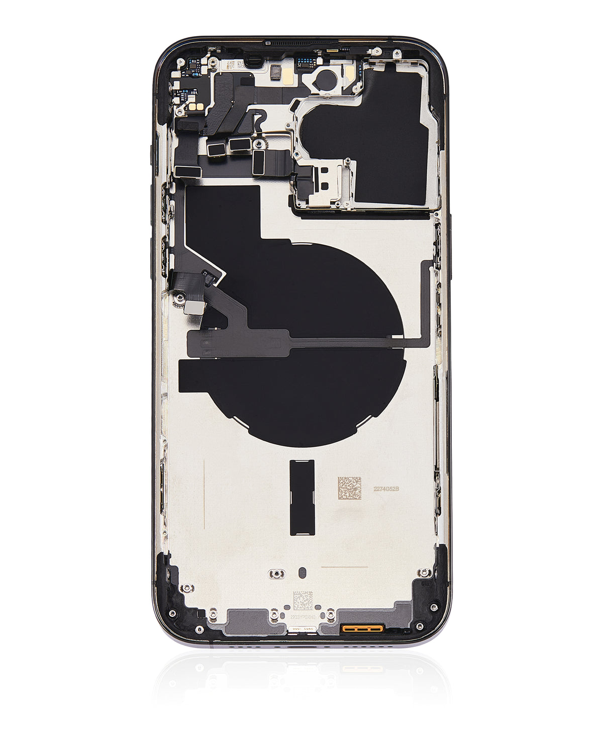For iPhone 14 Pro Max Back Housing With Small Parts US Version Pulled - Grade A - Space Black