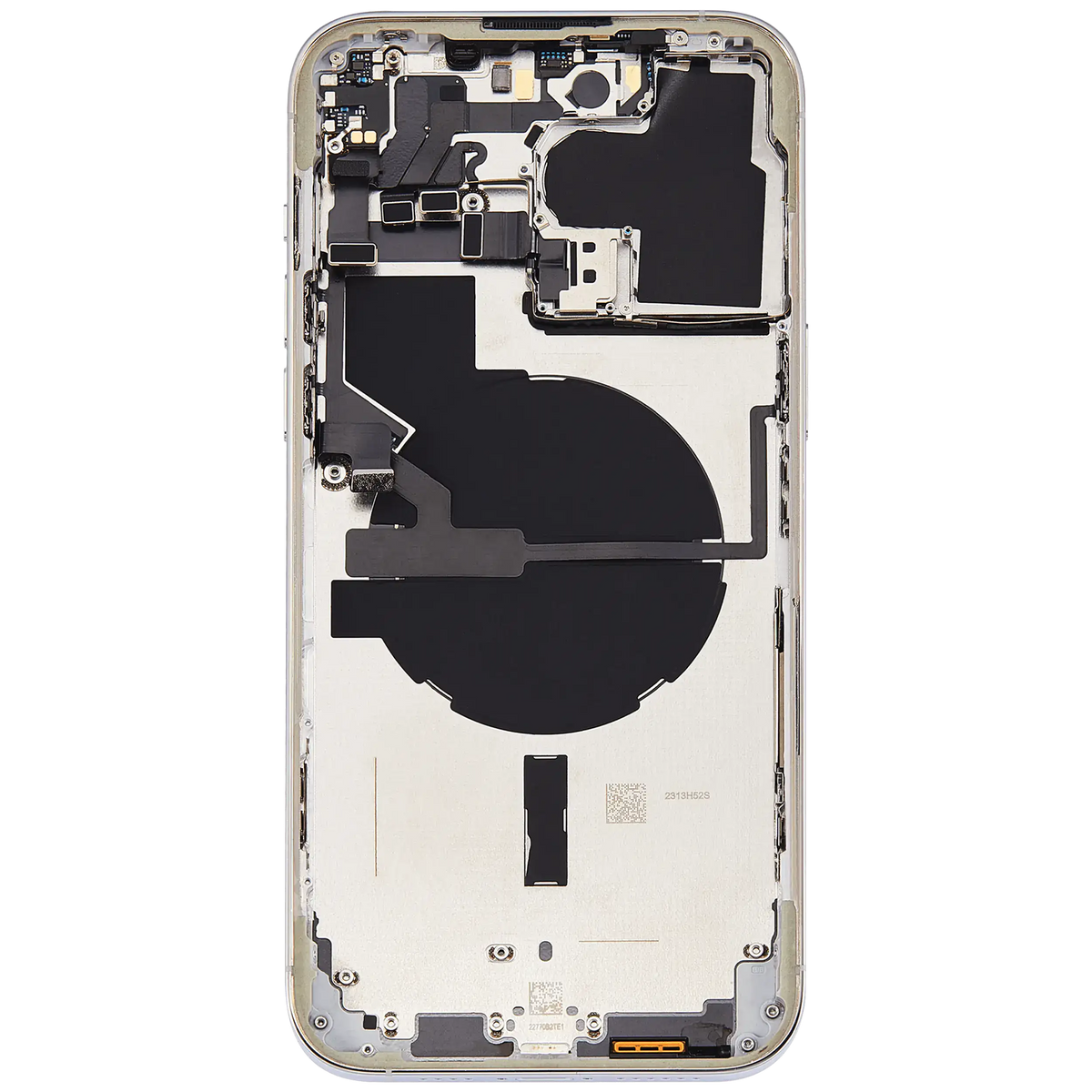 For iPhone 14 Pro Max Back Housing With Small Parts US Version Pulled - Grade C - Silver