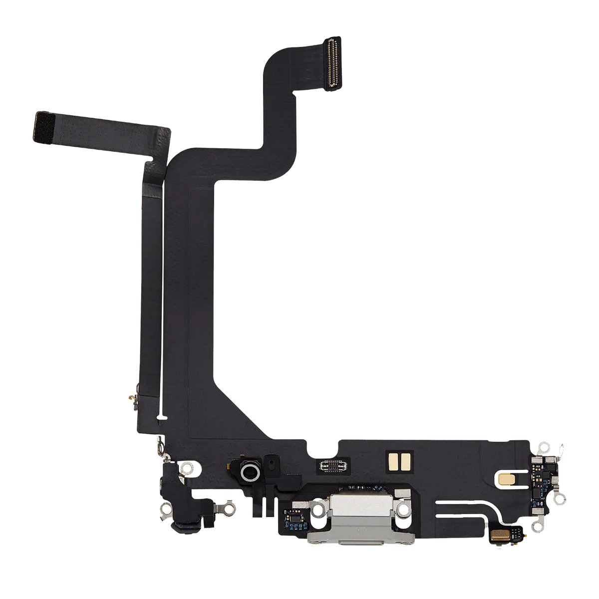 For iPhone 14 Pro Max Charging Port Flex Cable Pulled - Silver