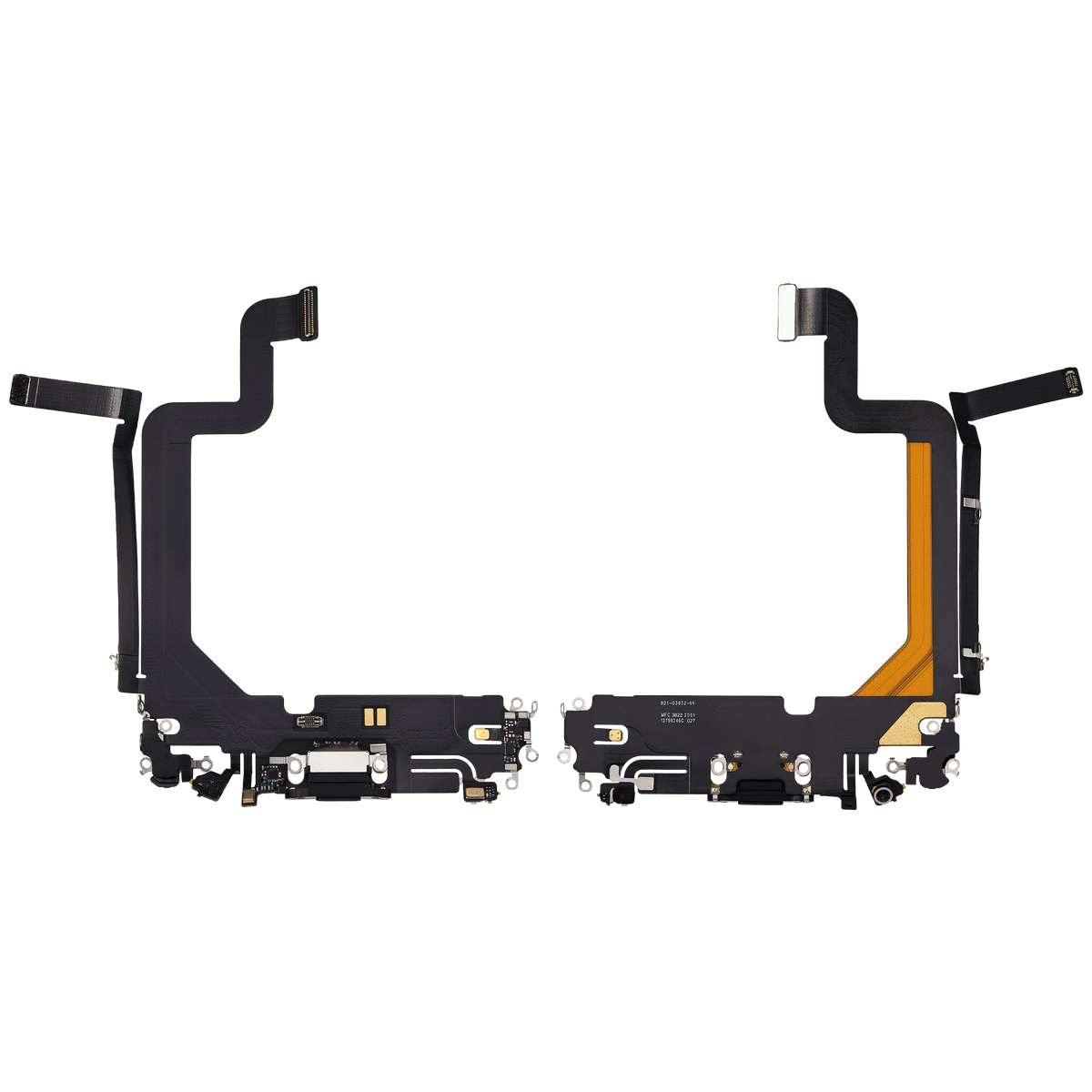 For iPhone 14 Pro Max Charging Port Flex Cable Pulled - Space Black