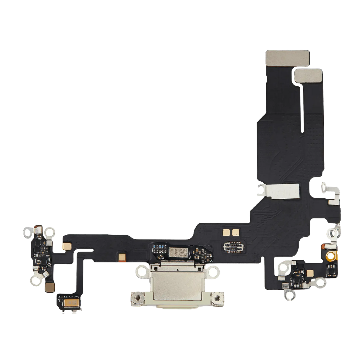 For iPhone 15 Charging Port Flex Cable | Aftermarket Plus - Yellow