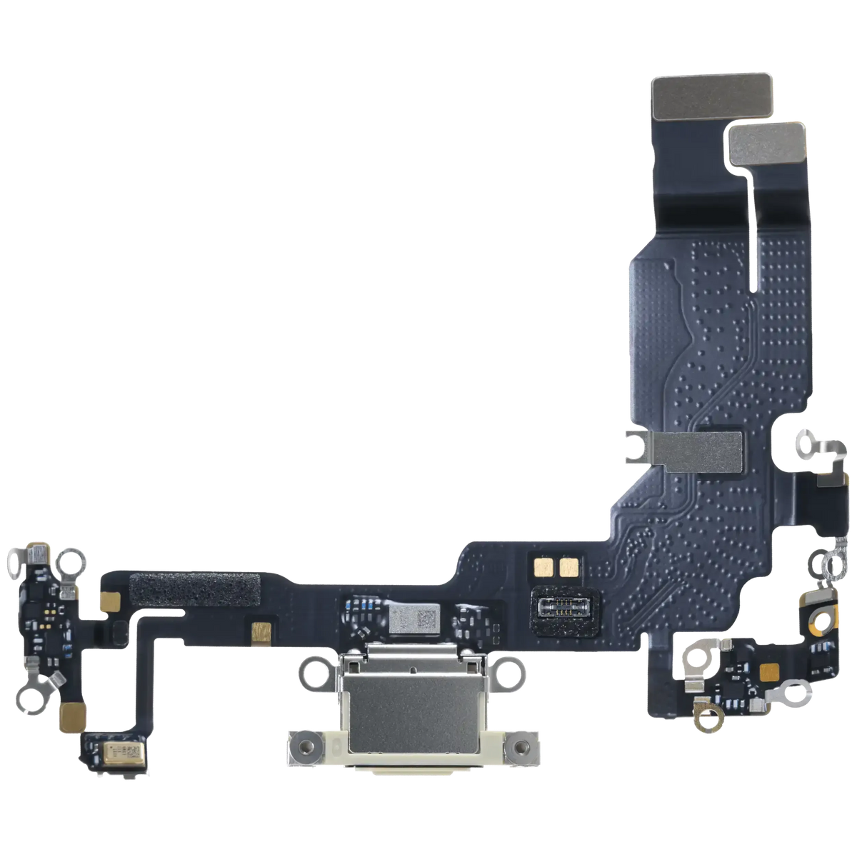 For iPhone 15 Charging Port Flex Cable Genuine - Yellow