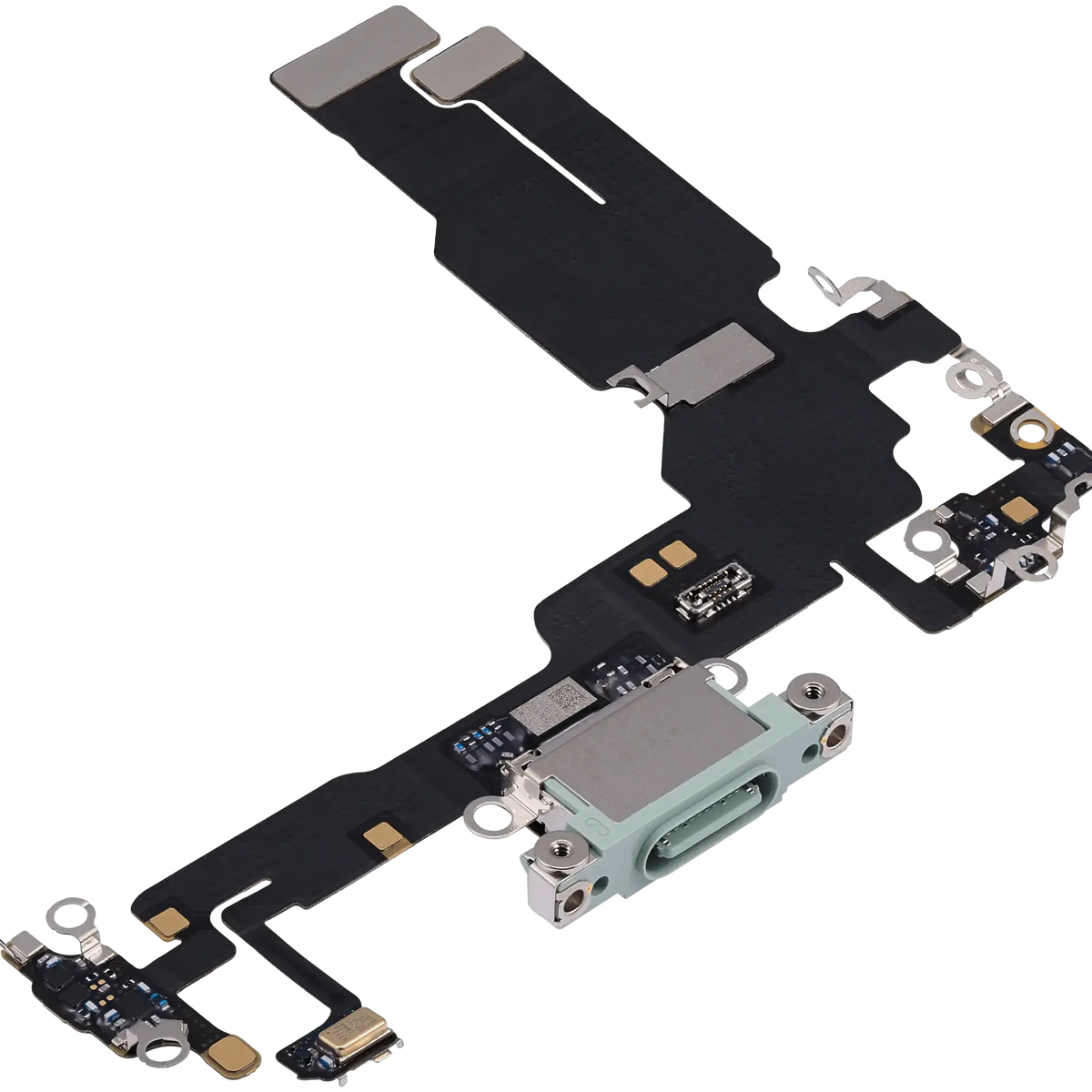 For iPhone 15 Charging Port Flex Cable Pulled - Green