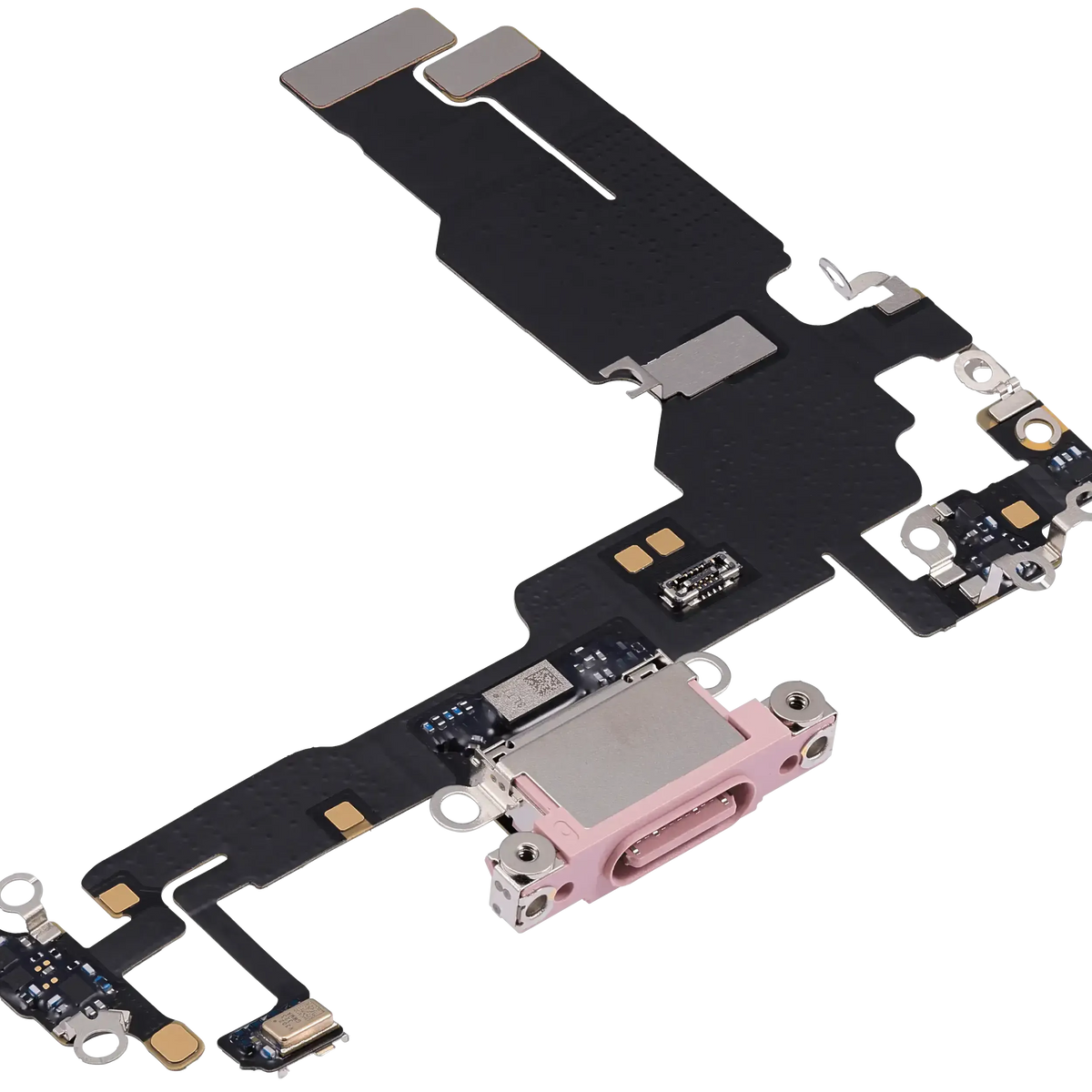 For iPhone 15 Charging Port Flex Cable Pulled - Pink